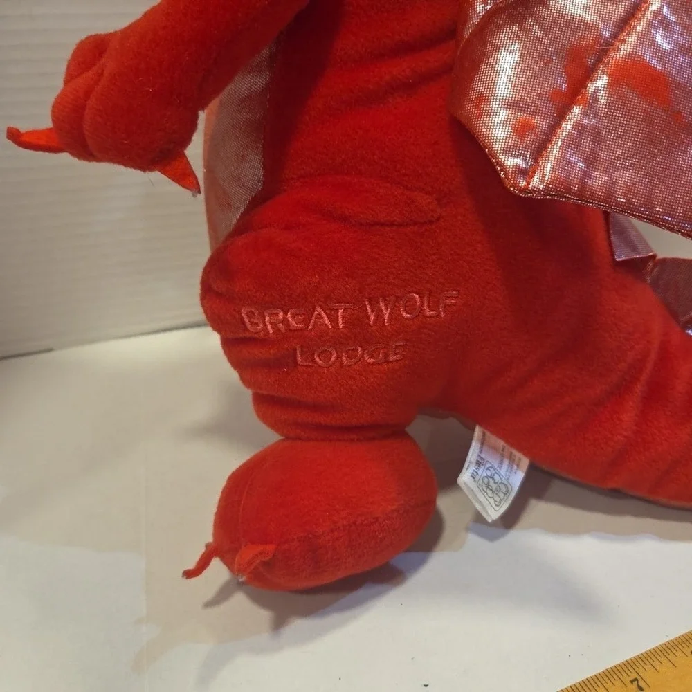 Great Wolf Lodge Red Dragon Plush Stuffed Animal